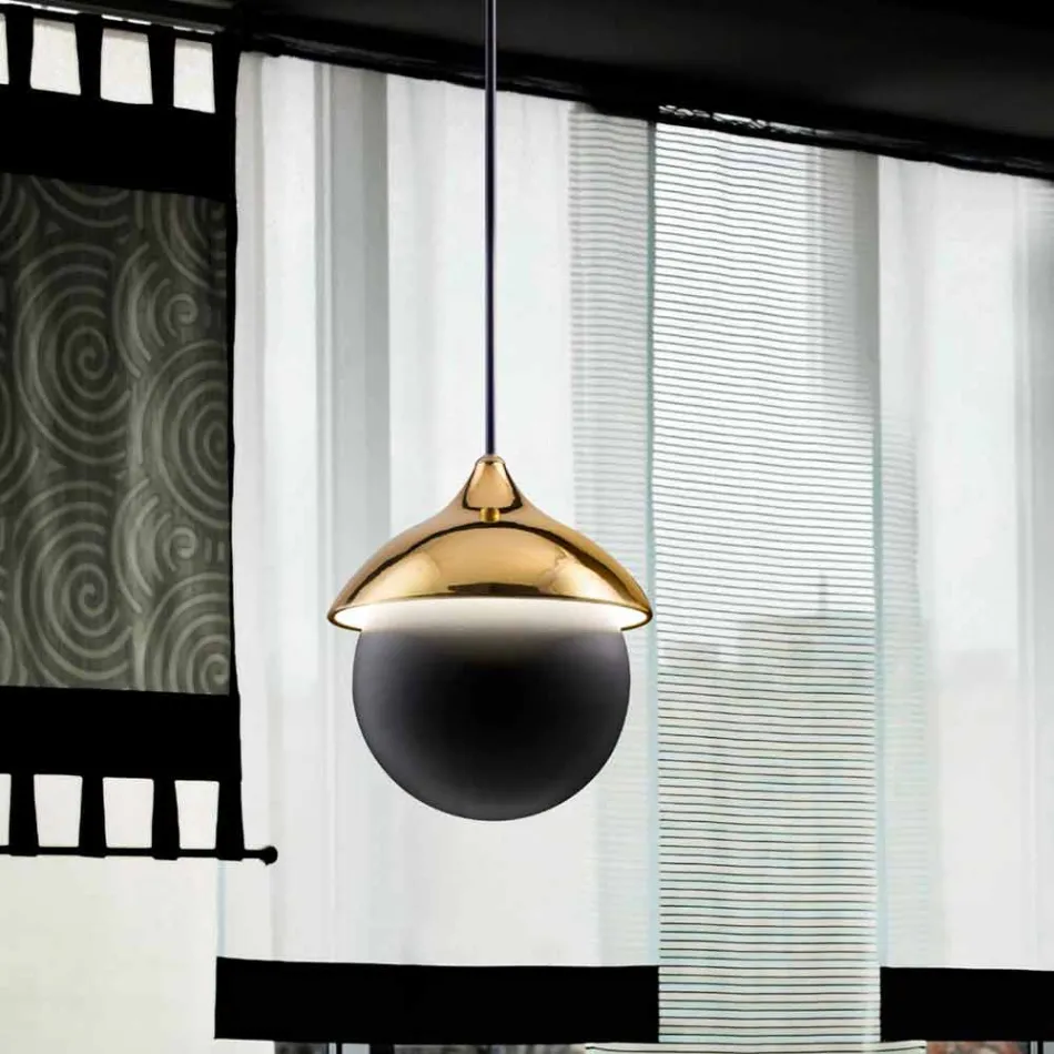 moderne Lampe Keramiksuspension Die Lustri 9 Viadurini