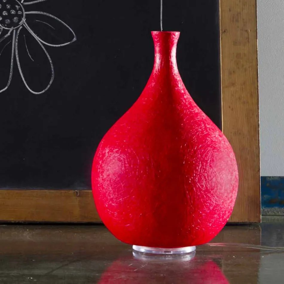 Moderne Tischlampe In-es.artdesign Luce2 in Nebulite Viadurini