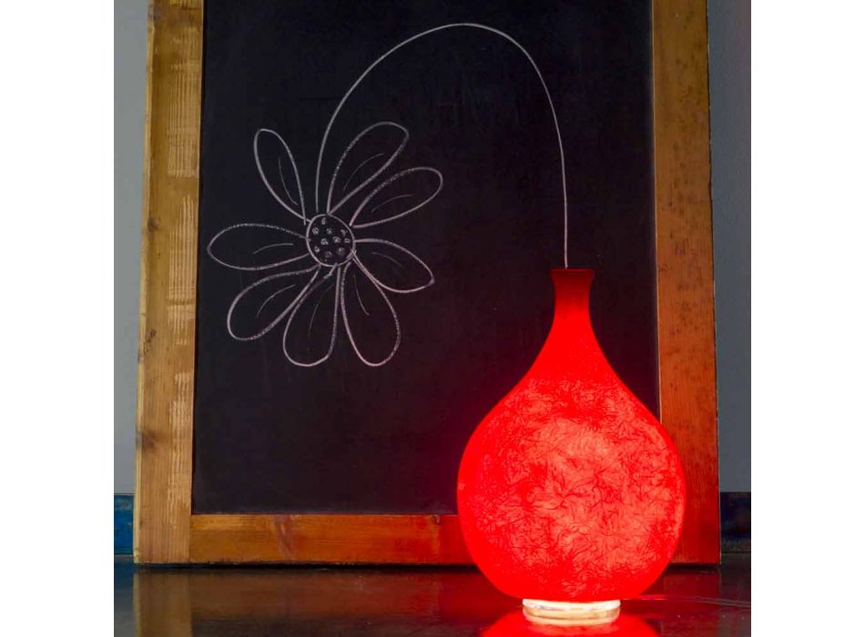 Moderne Tischlampe In-es.artdesign Luce2 in Nebulite Viadurini