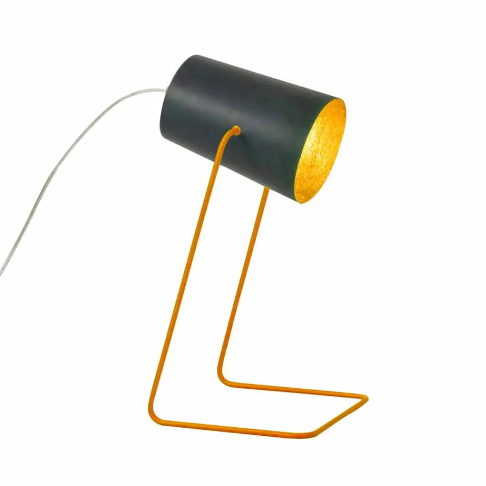 Moderne Tischlampe In-es.artdesign Paint T-Tafeleffekt Viadurini