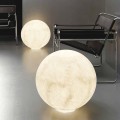 Moderne sphärische Tischleuchte In-es.artdesign Floor Moon-Nebel