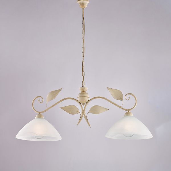 Moderne lampe aus glas und metall, hergestellt in italien, ideal für jeden raum – carina
