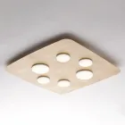 Eine moderne Lampe aus Glas und Metall für stilvolle Inneneinrichtung – Kepler Viadurini