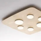 Eine moderne Lampe aus Glas und Metall für stilvolle Inneneinrichtung – Kepler Viadurini