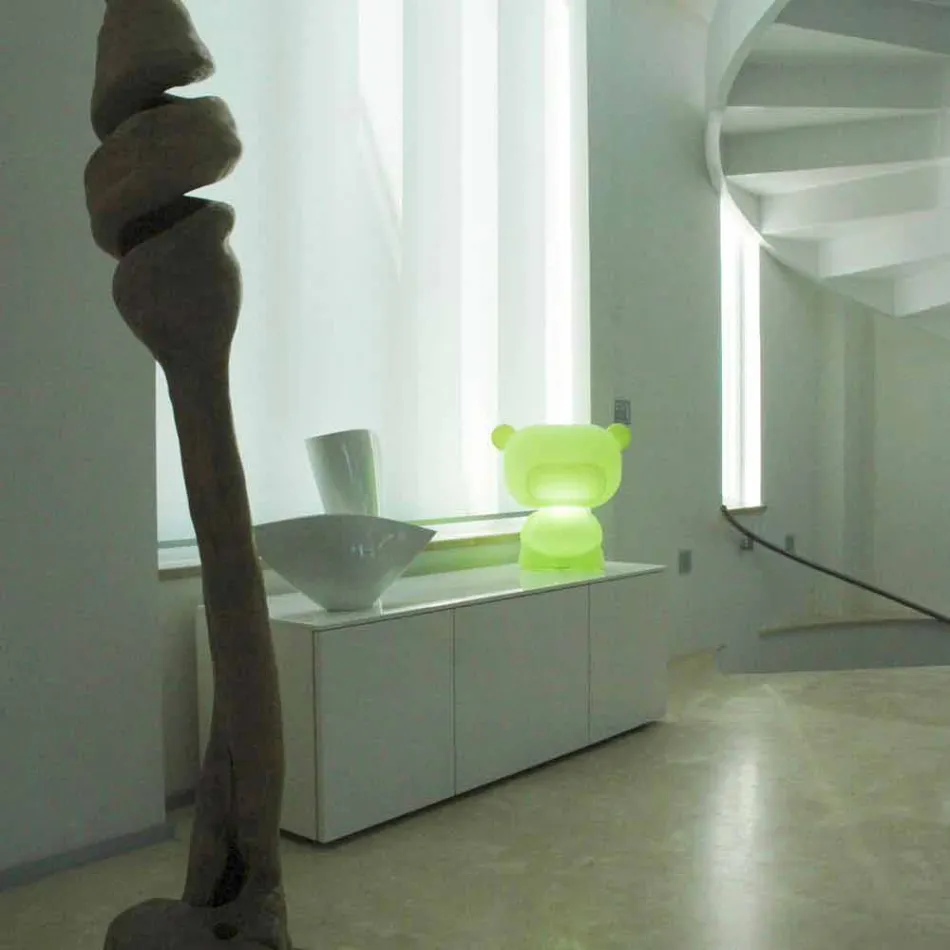 Reiner farbiger Tischlampenbär aus Italien Viadurini