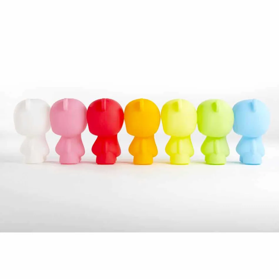 Reiner farbiger Tischlampenbär aus Italien Viadurini