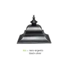 Vintage-Außenlampe aus Aluminium und Glas, hergestellt in Italien – Bonaria Viadurini