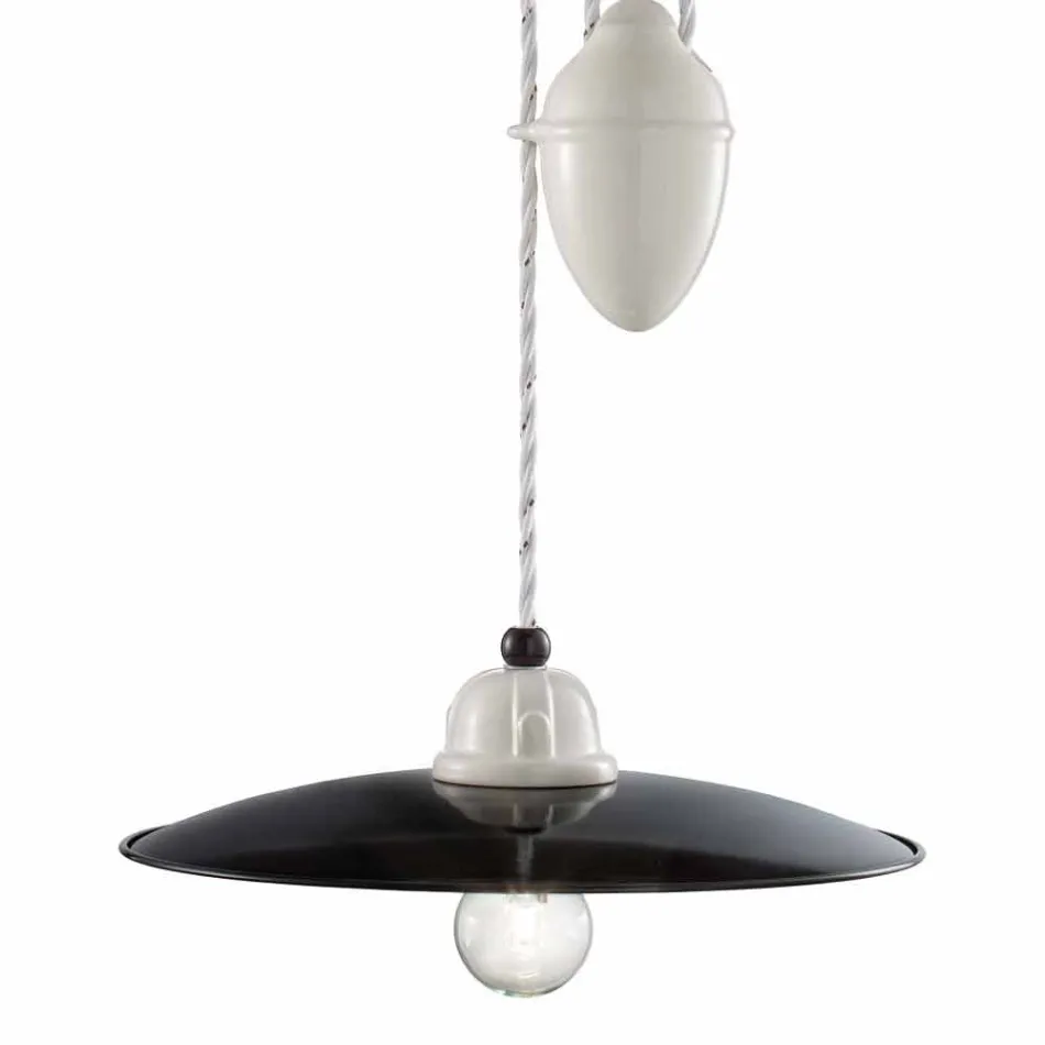 Lampe und ab handgemachte Keramik Melissa Ferroluce Viadurini