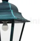 Hängeleuchte für den Außenbereich aus Aluminium und Glas, hergestellt in Italien – Bonaria Viadurini