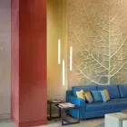 Methacrylat-Pendelleuchte Slide Flux Hanging dünn in Italien hergestellt Viadurini