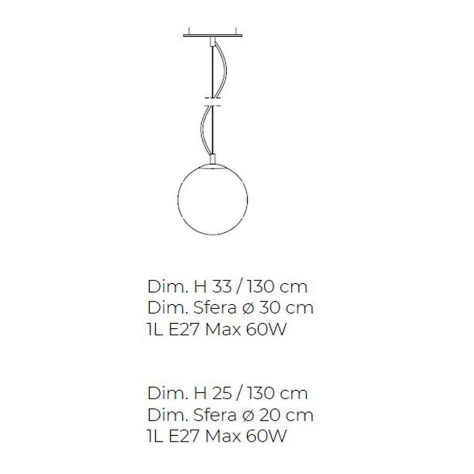 Handgefertigte Hängelampe aus mundgeblasenem weißem Venedig-Glas - Schnee Viadurini