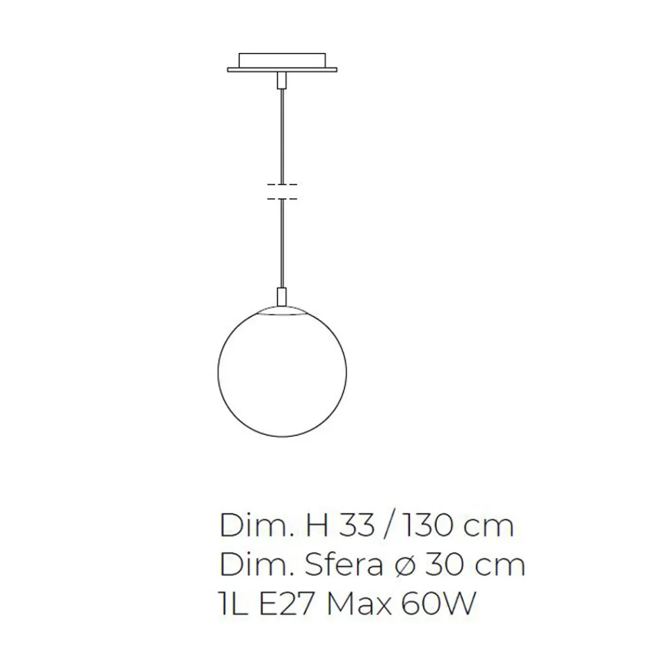 Handgefertigte Pendelleuchte aus venezianischem mundgeblasenem Überfangglas - Nova Viadurini