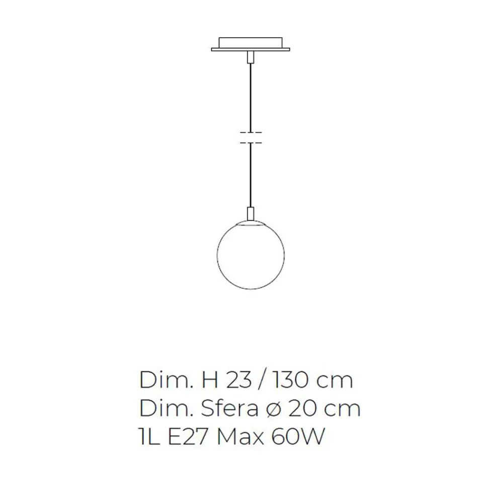 Handgefertigte Pendelleuchte aus venezianischem mundgeblasenem Überfangglas - Nova Viadurini