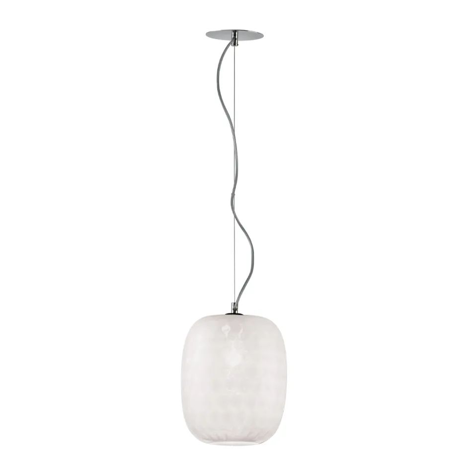 Handgefertigte Pendelleuchte aus mundgeblasenem venezianischem Glas - Cloe Balloton Viadurini