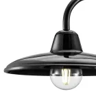 Pendelleuchte Industrielles Vintage-Design aus schwarzer Keramik und Eisen - Bew Viadurini