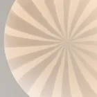 Pendelleuchte Design Länglich aus weißem Filigranglas - Caravan Viadurini