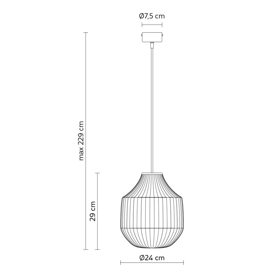 Runde Design-Hängelampe aus weißem Filigranglas - Caravan Viadurini