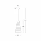 Designer Pendelleuchte aus Italien Made in Italy - Cervino Aldo Bernardi Viadurini