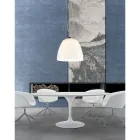 Mundgeblasene Hängelampe aus venezianischem Glas - Flora Viadurini