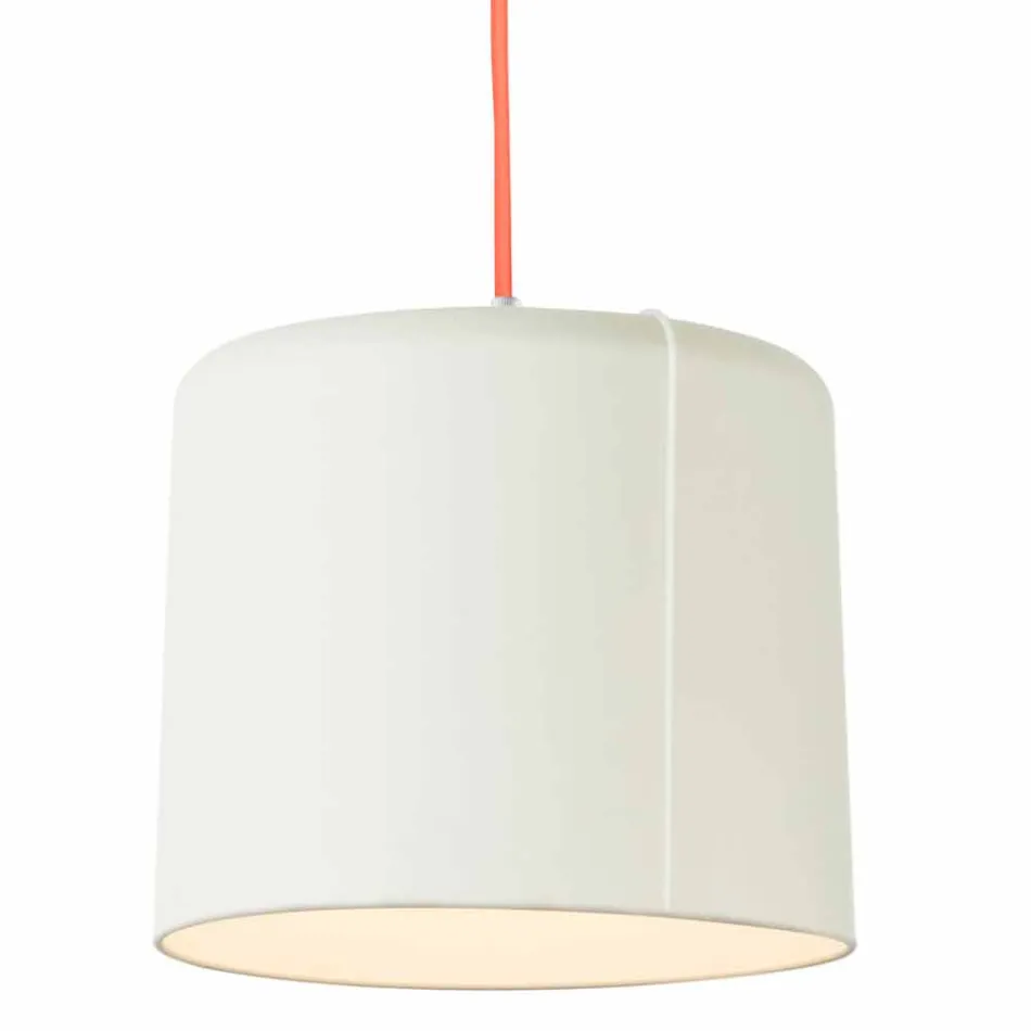 Moderne Pendelleuchte In-es.artdesign Candle 2 aus farbigem Laprene Viadurini