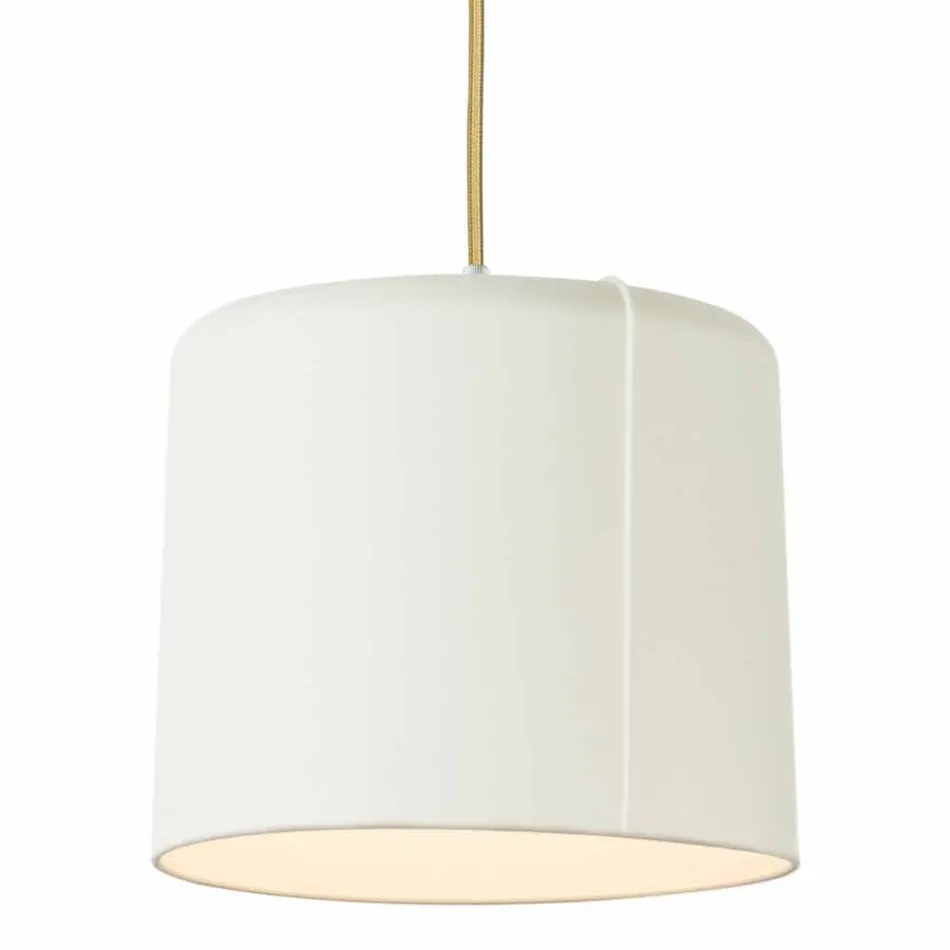 Moderne Pendelleuchte In-es.artdesign Candle 2 aus farbigem Laprene Viadurini