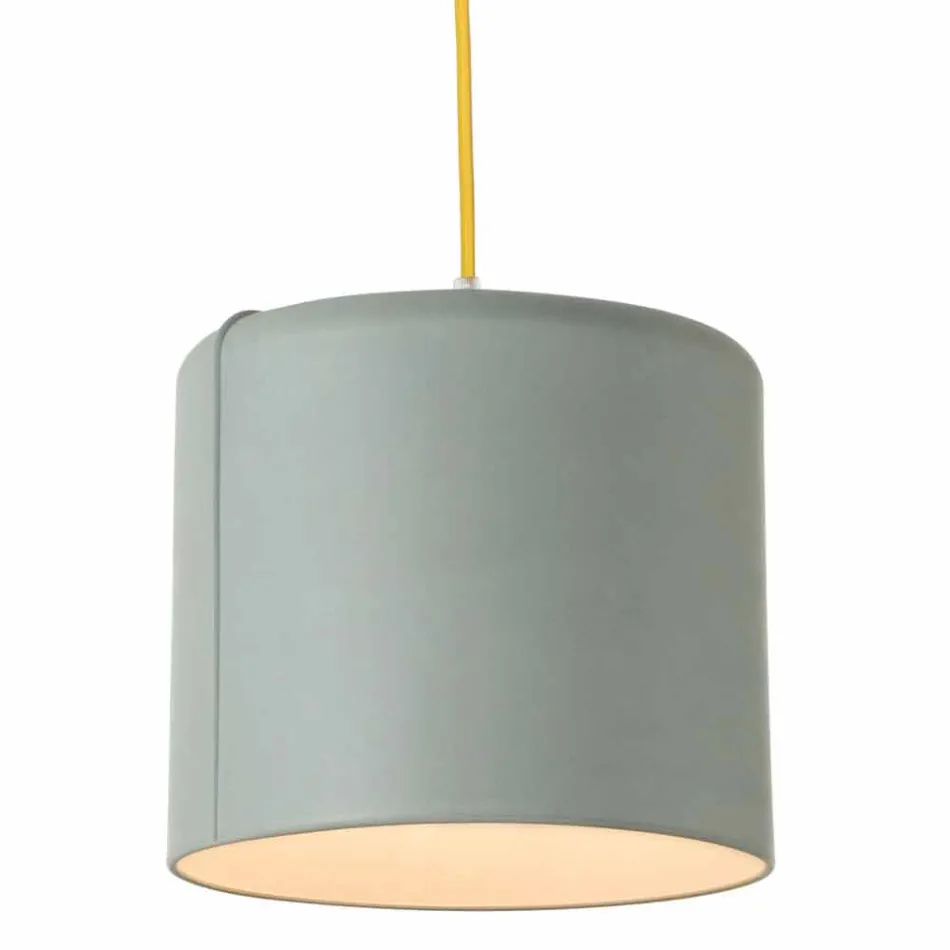 Moderne Pendelleuchte In-es.artdesign Candle 2 aus farbigem Laprene Viadurini