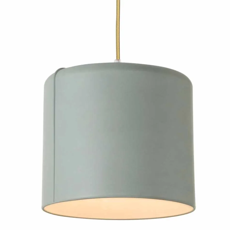 Moderne Pendelleuchte In-es.artdesign Candle 2 aus farbigem Laprene Viadurini