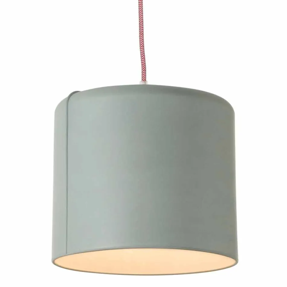 Moderne Pendelleuchte In-es.artdesign Candle 2 aus farbigem Laprene Viadurini