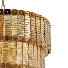 Moderne Hängelampe aus handgefertigtem Luxusglas Made in Italy - Valadier Viadurini