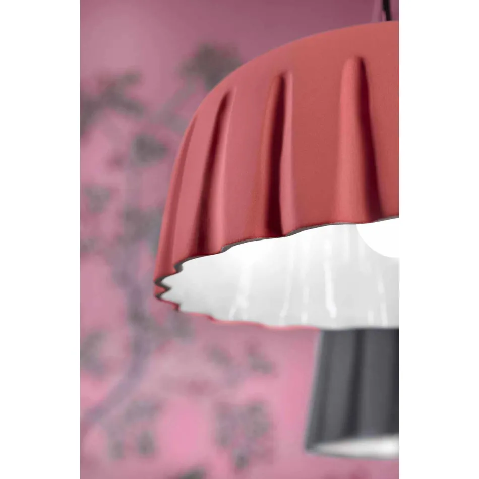 Vintage Keramik Hängelampe Made in Italy - Ferroluce Madame Grès Viadurini