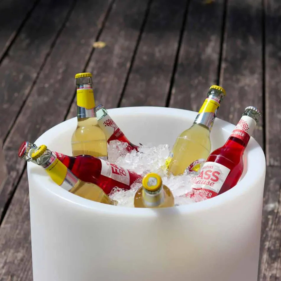 Tischleuchte für Außen- oder Innenausstattung mit LED, Solar oder E27 - Tamburostar Viadurini