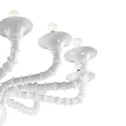 Handgefertigter venezianischer Kronleuchter aus mundgeblasenem Glas im klassischen Stil - Vanity Viadurini