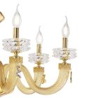 Klassischer Kronleuchter 30 Lichter aus handgefertigtem italienischem Luxusglas - Saline Viadurini