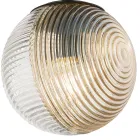 Kronleuchter mit 3 Lichtern aus mundgeblasenem Glas in Form einer Kugel Made in Italy - Prilla Viadurini