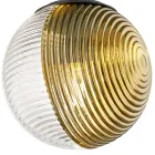 Kronleuchter mit 8 Lichtern aus mundgeblasenem Glas in Form einer Kugel Made in Italy - Prilla Viadurini