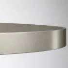 Kronleuchter mit Glaskörper und 3 Aluminiumkreisen - Clara Viadurini