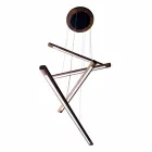 Ein 4-teiliger Design-Kronleuchter aus Holz von Grilli York in Italien Viadurini