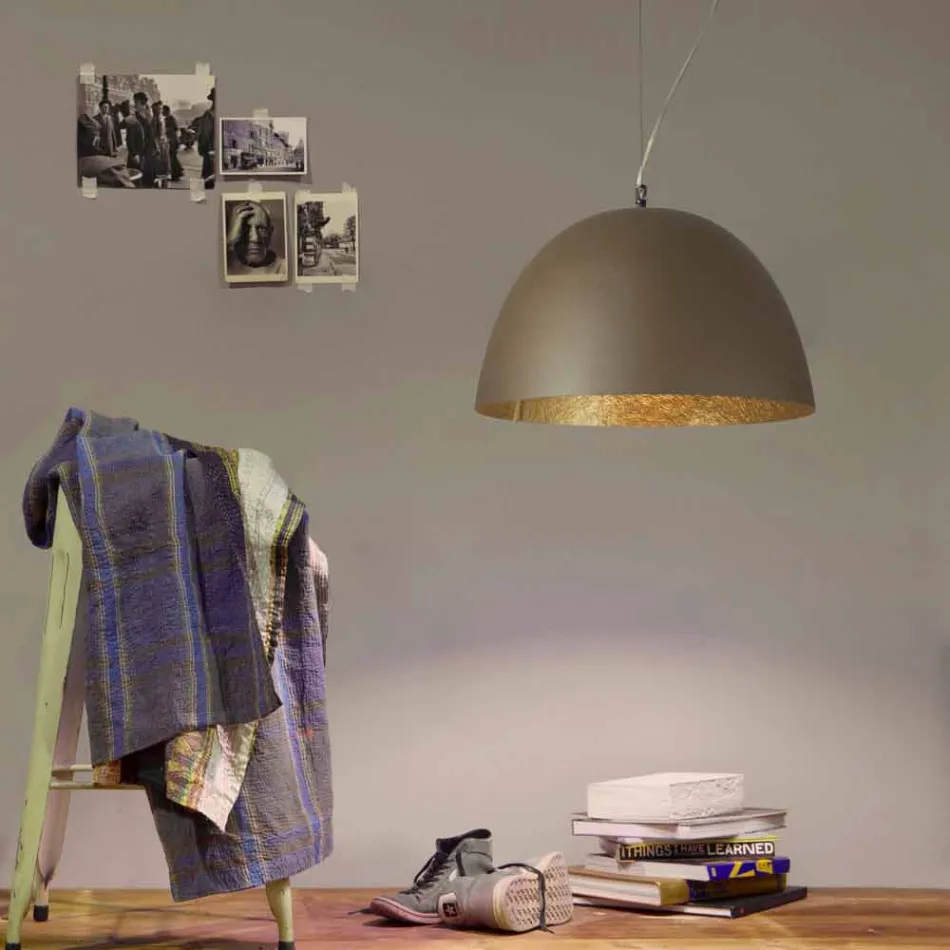 Moderne Design-Kronleuchter In-es.artdesign H2o aus farbigem Nebulite Viadurini