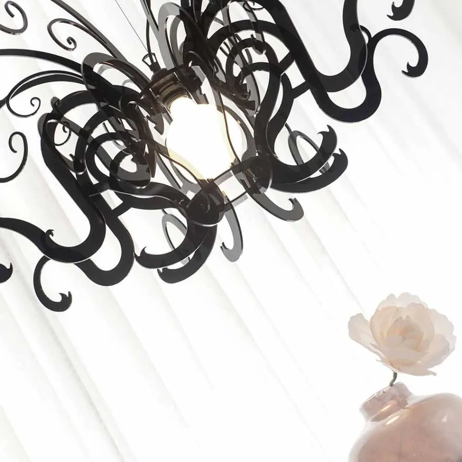 Plexiglas-Kronleuchter mit modernem Design, hergestellt in Italien, Malito Viadurini