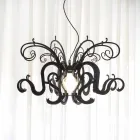 Plexiglas-Kronleuchter mit modernem Design, hergestellt in Italien, Malito Viadurini