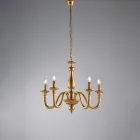 Italienischer Kronleuchter aus Holz für die Inneneinrichtung - Siena Viadurini