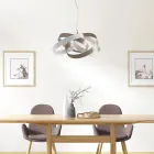 Kronleuchter aus Metall und Glas zur eleganten Beleuchtung von Innenräumen – Rosmarino Viadurini