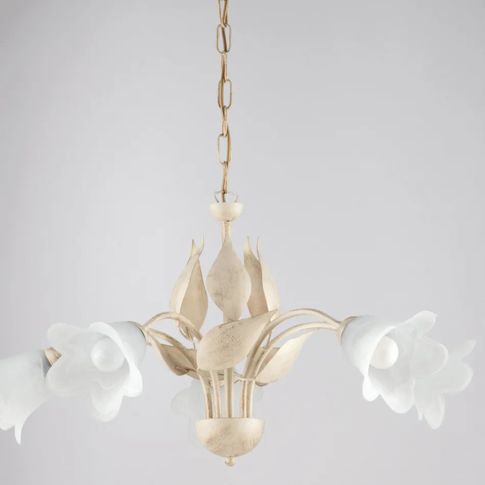 Kronleuchter aus Metall und Glas zur Beleuchtung eleganter Interieurs – Sirio Viadurini