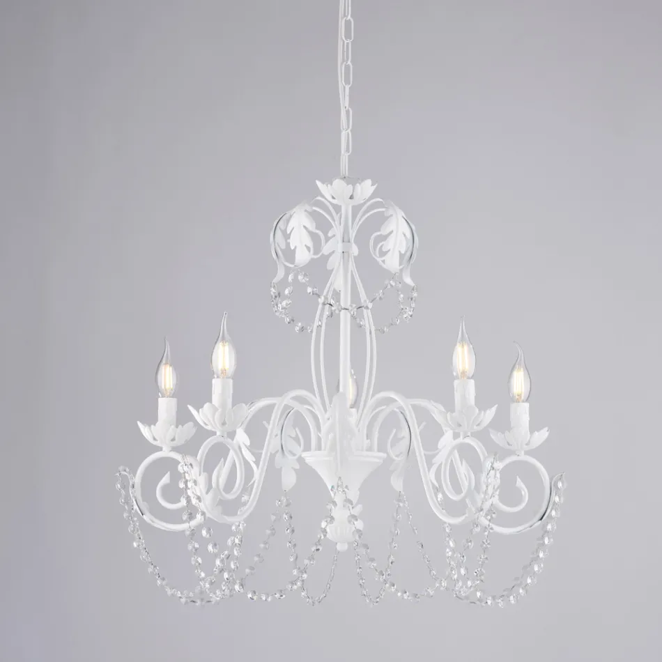 Metall-Kronleuchter für helle und einladende Innenräume – Perla Viadurini