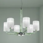 Kronleuchter aus Glas und Metall in Venedig, handgefertigt in Italien - Graham Viadurini