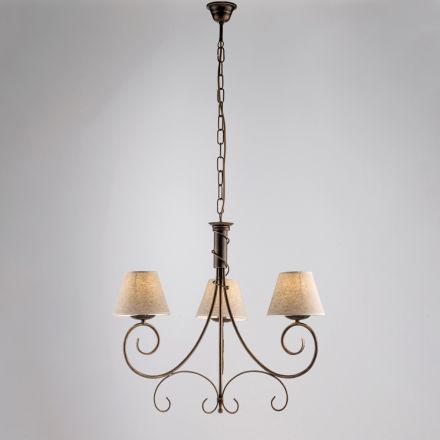 Zweiflammiger Kronleuchter aus Glas und Metall für elegante Räume – Draco Viadurini