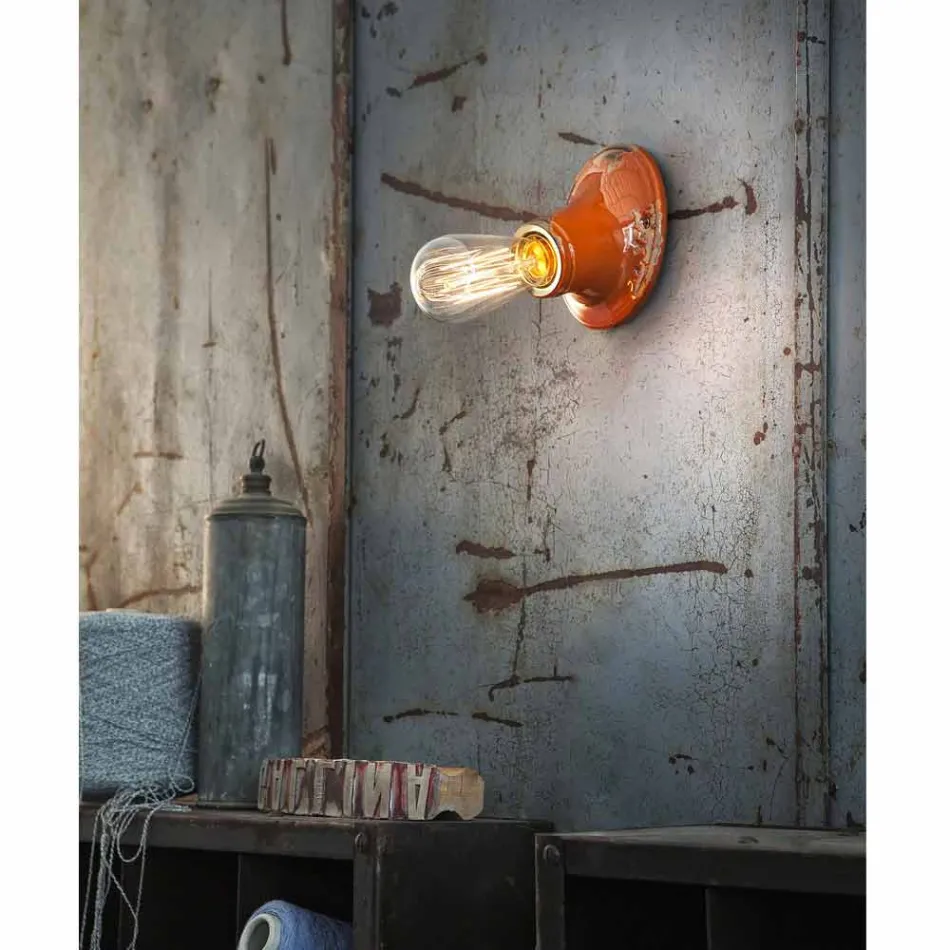 Kronleuchter Decken craft Retro-Design Ferroluce Jahrgang Viadurini