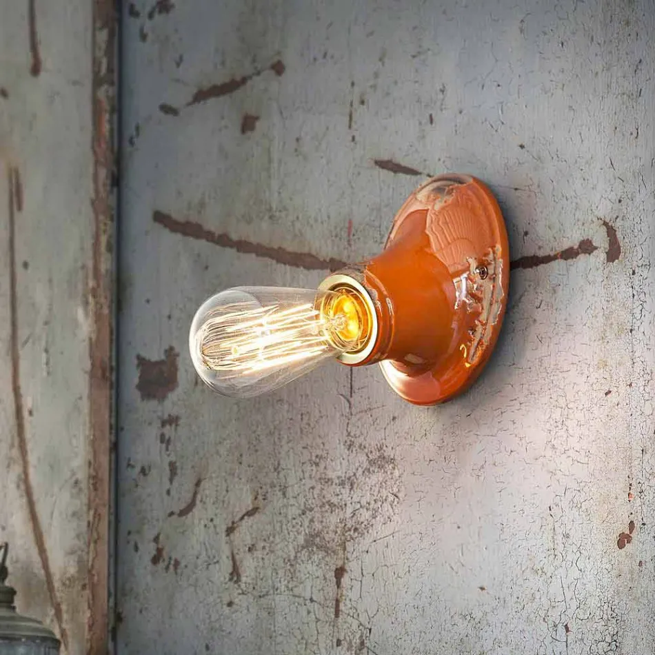 Kronleuchter Decken craft Retro-Design Ferroluce Jahrgang Viadurini