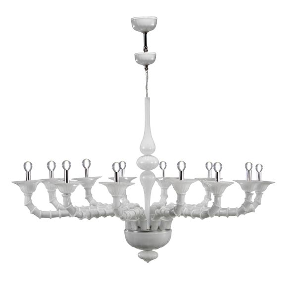 Kronleuchter im klassischen stil aus mundgeblasenem venezianischem glas - vanity
