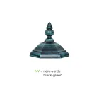 Laternenpfahl mit 3 Lichtern im Vintage-Stil aus Aluminium, hergestellt in Italien – Leona Viadurini